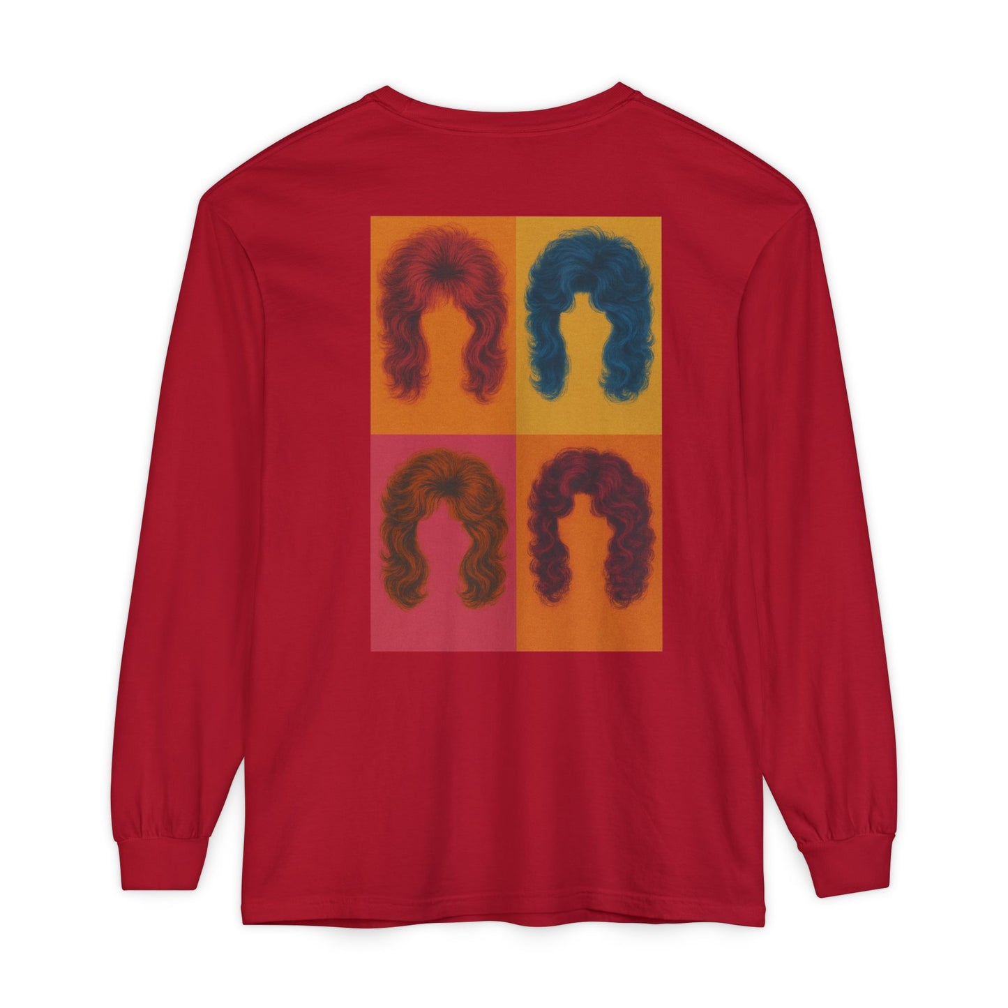 Vintage 80's Style Long Sleeve T-Shirt, Retro Fashion