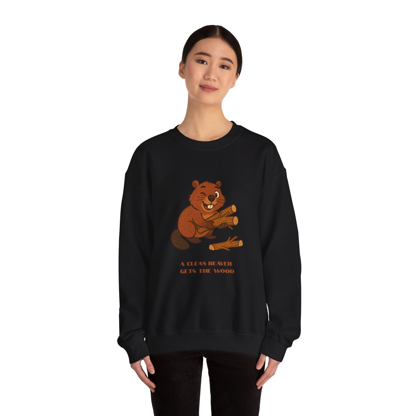 Funny Clean Beaver Joke Sweatshirt
