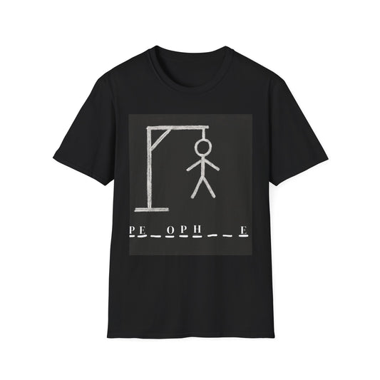 Hangman Word Spelling Unisex Softstyle T-Shirt