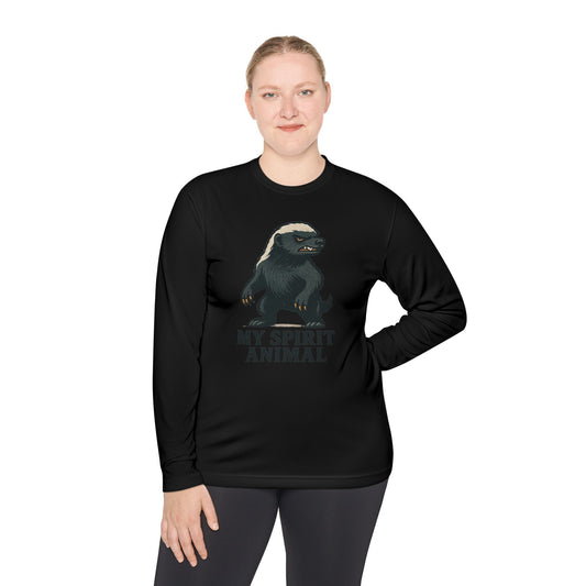 Honey Badger Spirit Animal Long Sleeve Tee