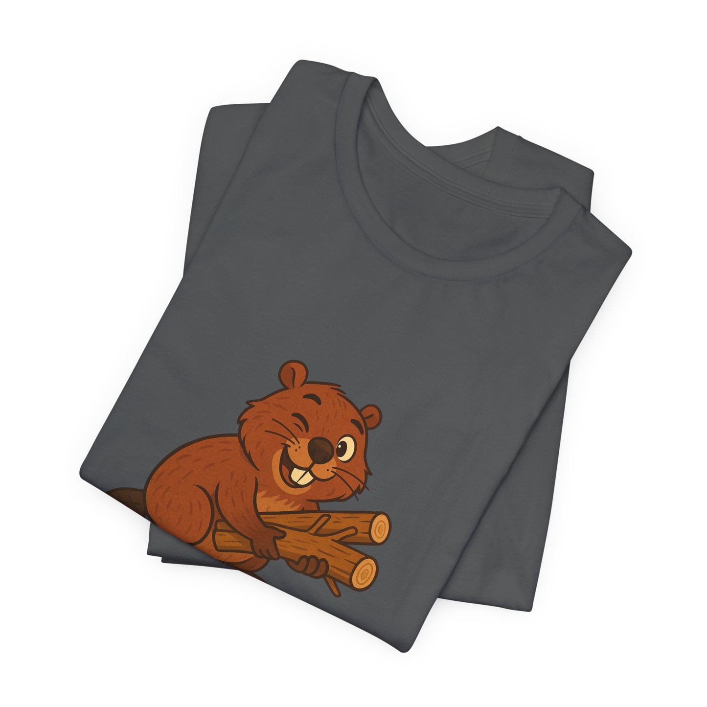 Funny Clean Beaver Gets the Wood Tee, Cute Animal Graphic Shirt