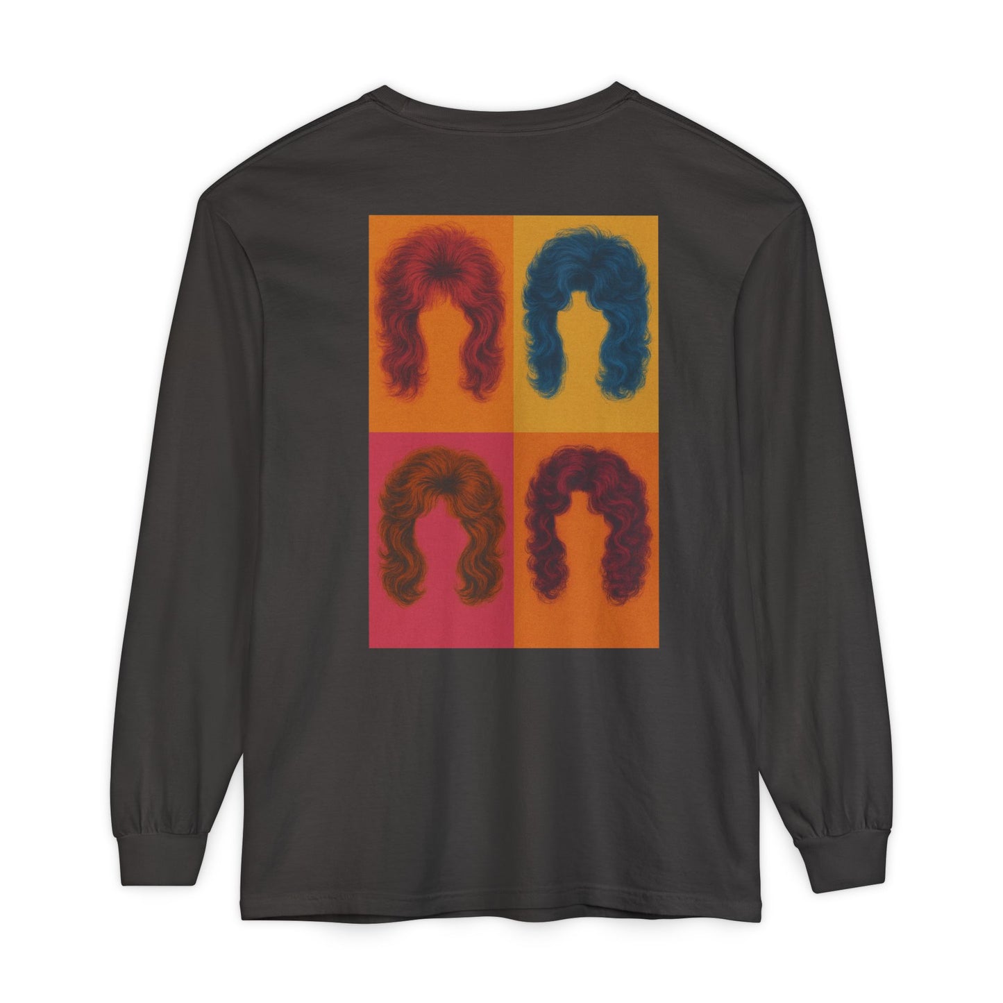 Vintage 80's Style Long Sleeve T-Shirt, Retro Fashion