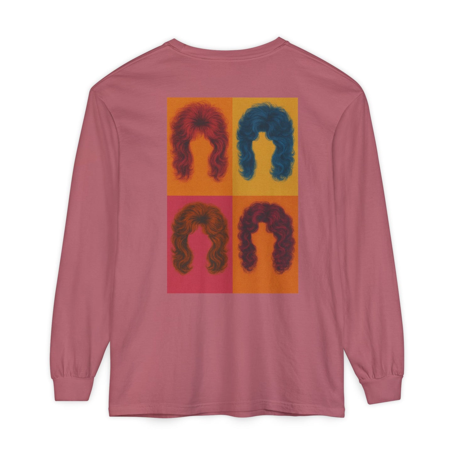 Vintage 80's Style Long Sleeve T-Shirt, Retro Fashion