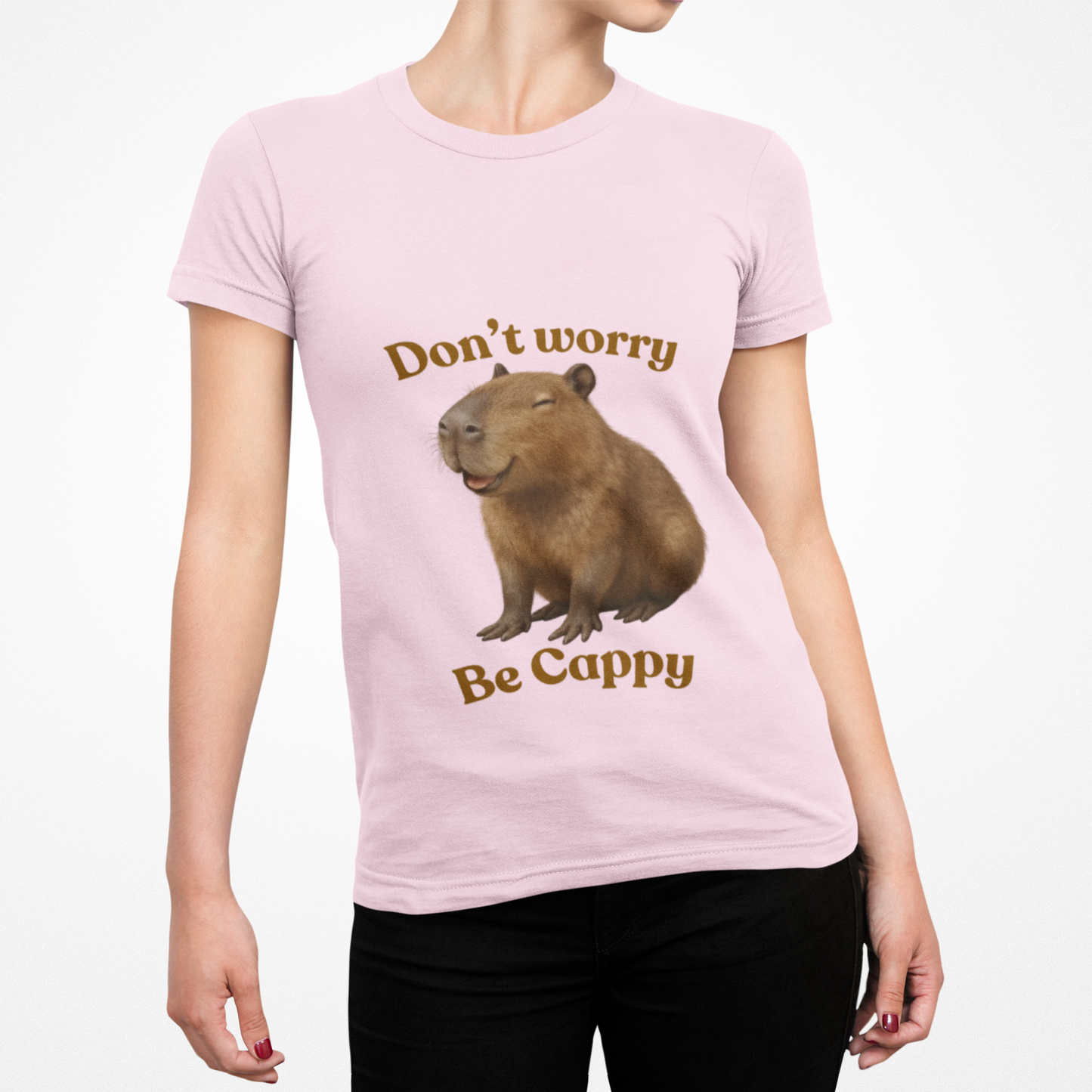 Happy Shirt, Don't Worry Be Cappy, Unisex Cotton Tee