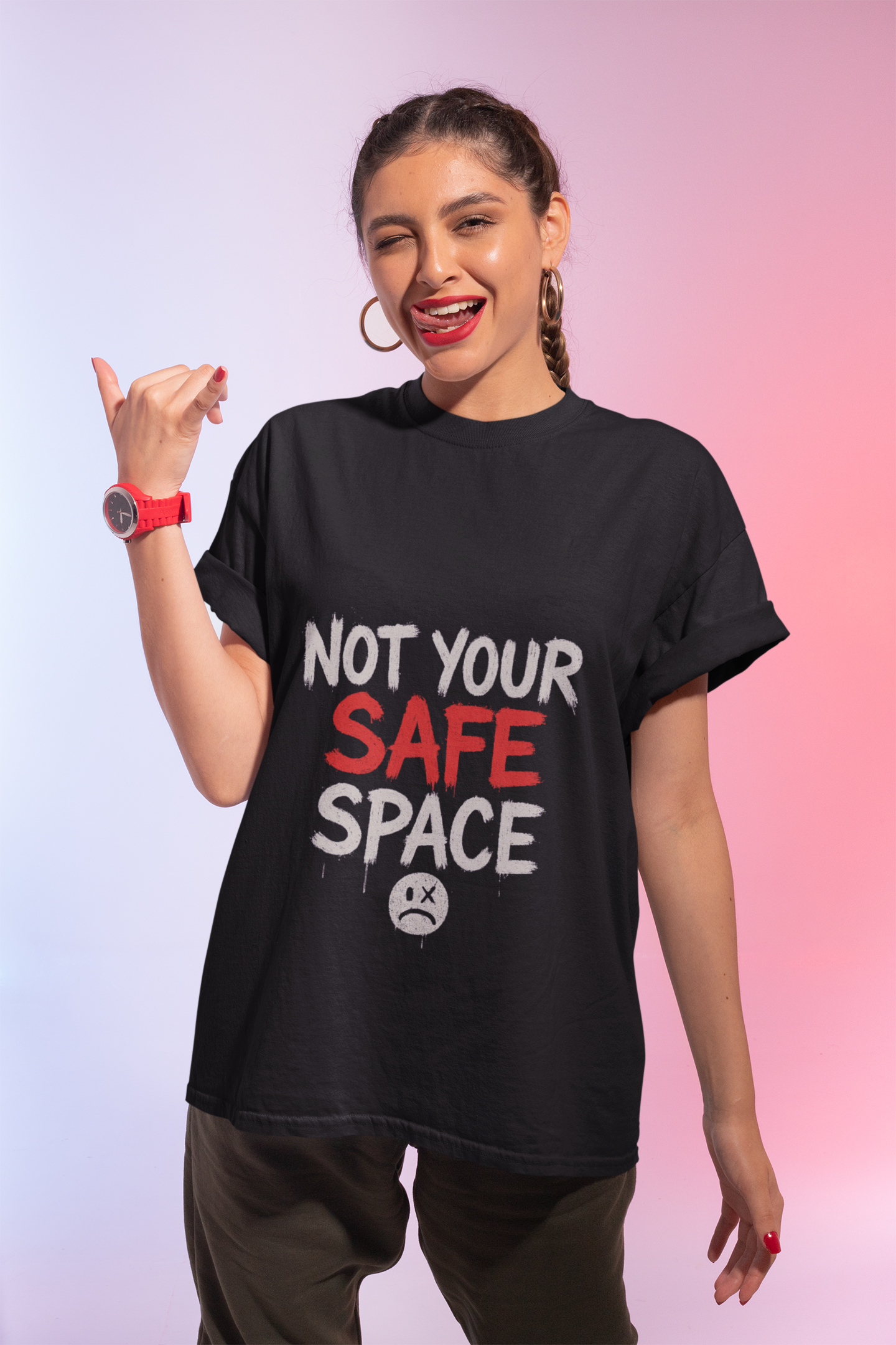 'Not Your Safe Space', Funny Statement Shirt