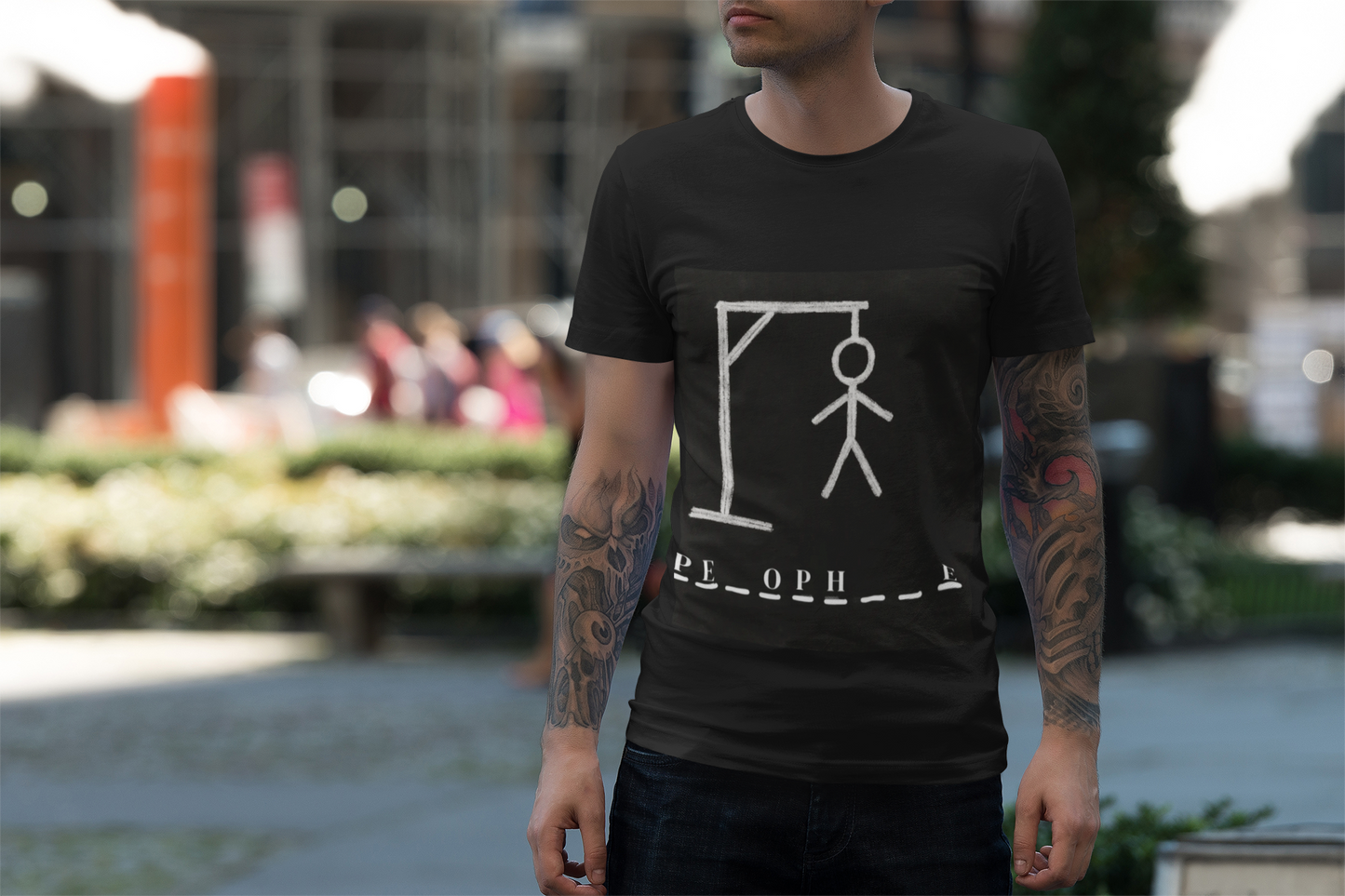 Hangman Word Spelling Unisex Softstyle T-Shirt