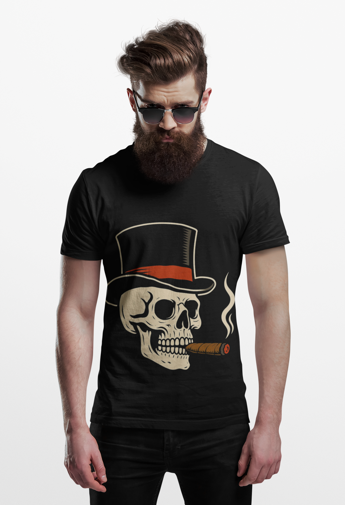 Stylish Skull Graphic Tee