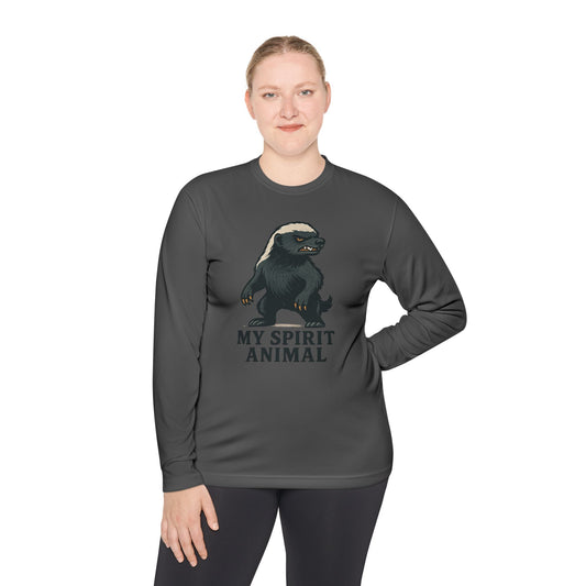 Honey Badger Spirit Animal Long Sleeve Tee