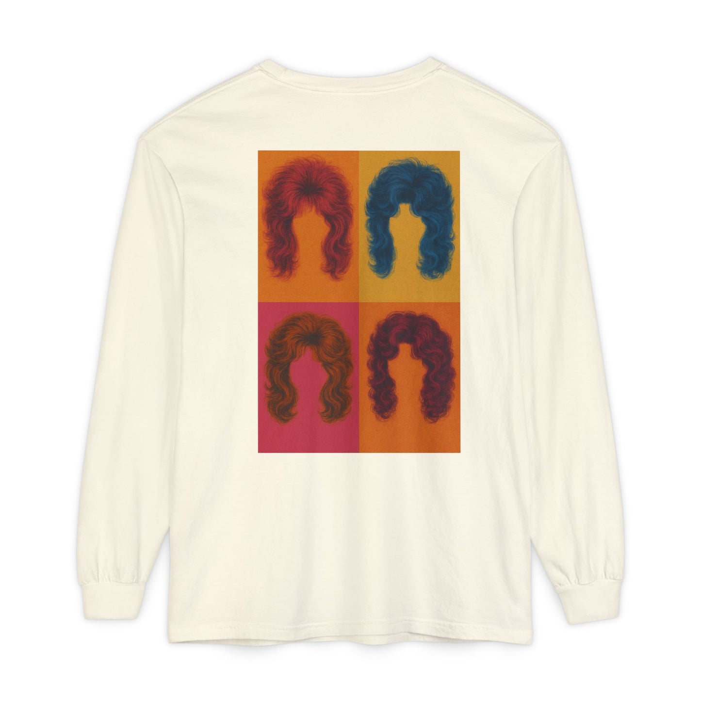 Vintage 80's Style Long Sleeve T-Shirt, Retro Fashion