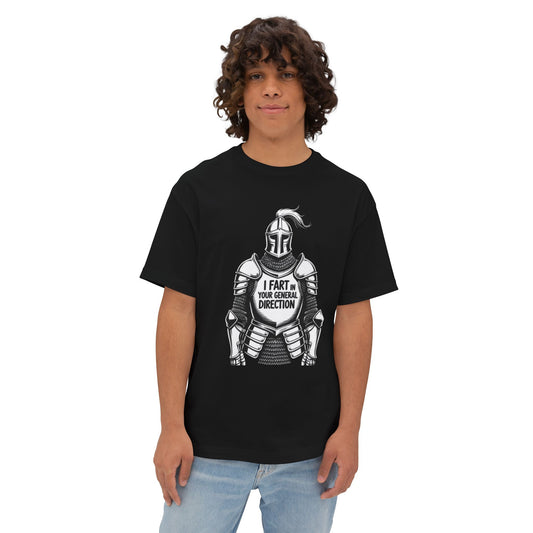 Knight Armor T‑Shirt — "I Fart Your General Direction" Funny Medieval Tee